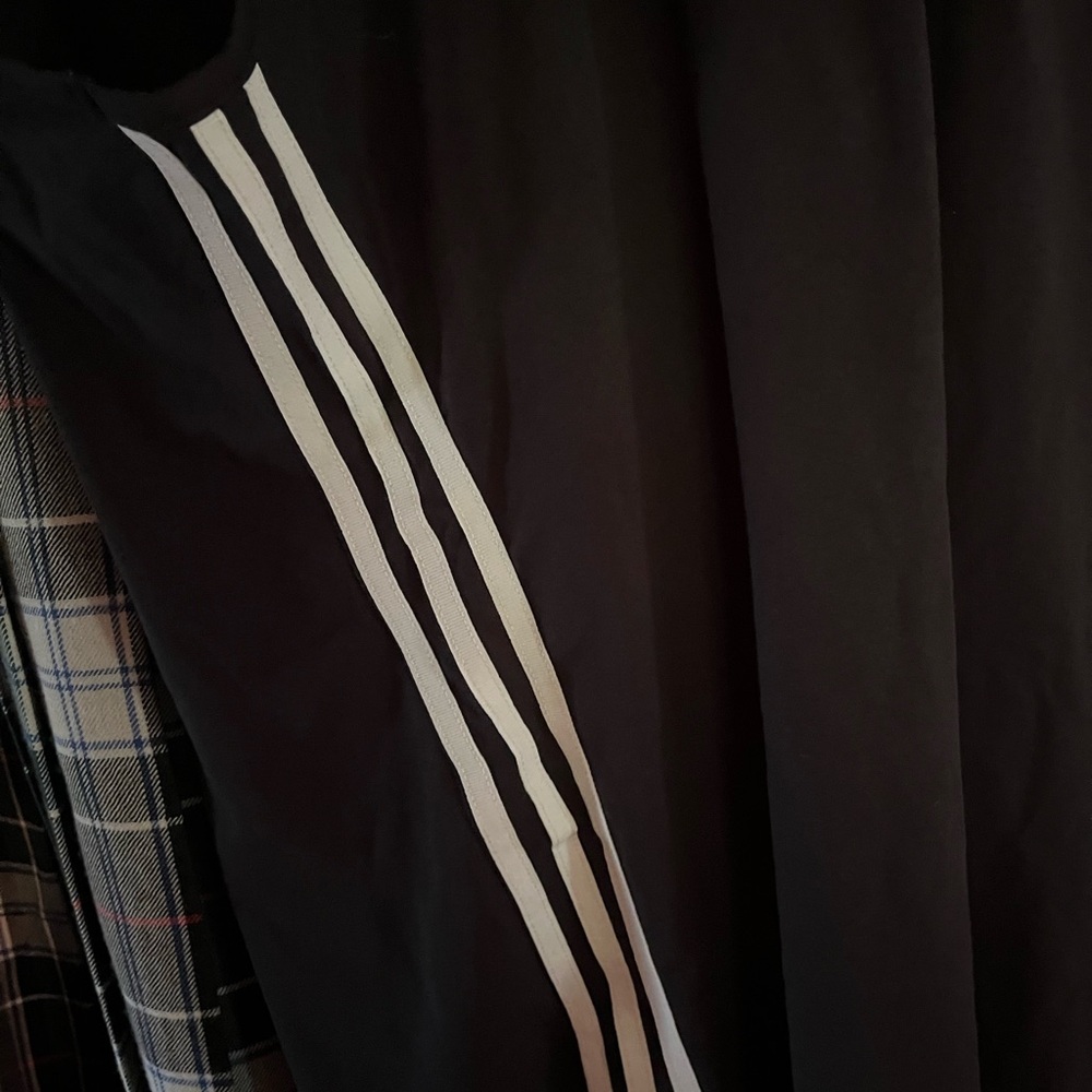 Adidas Body Con Tank Dress 3 Stripe Plus Size - Picture 3 of 3